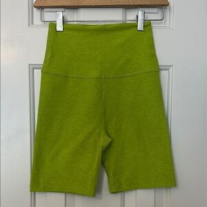 Beyond Yoga Green Women's Bike Shorts